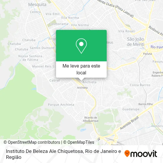 Instituto De Beleza Ale Chiquetosa mapa