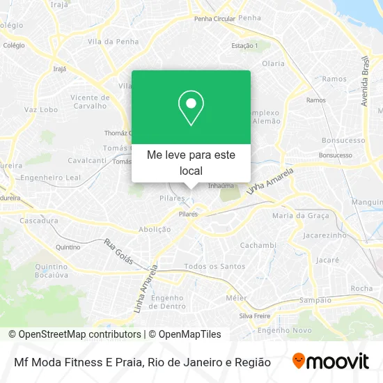 Mf Moda Fitness E Praia mapa