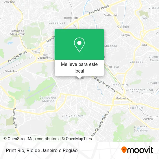 Print Rio mapa