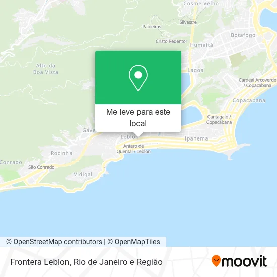 Frontera Leblon mapa