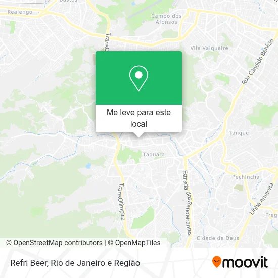 Refri Beer mapa