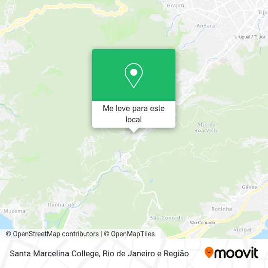 Santa Marcelina College mapa