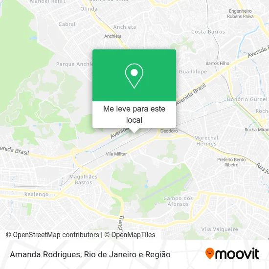 Amanda Rodrigues mapa