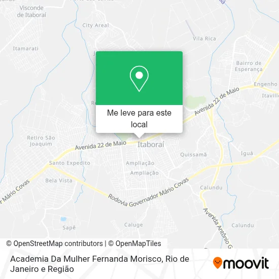 Academia Da Mulher Fernanda Morisco mapa