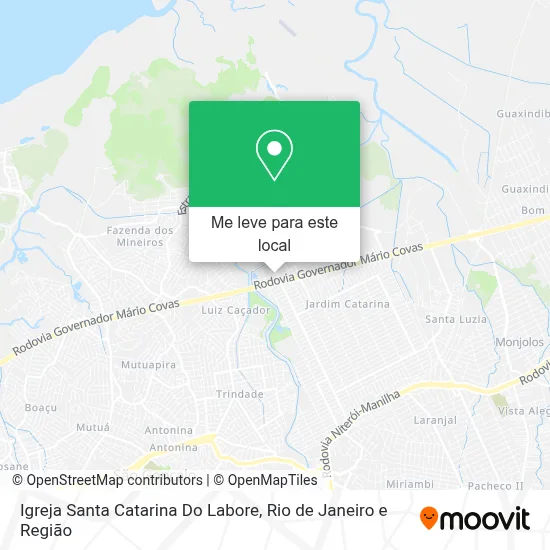 Igreja Santa Catarina Do Labore mapa