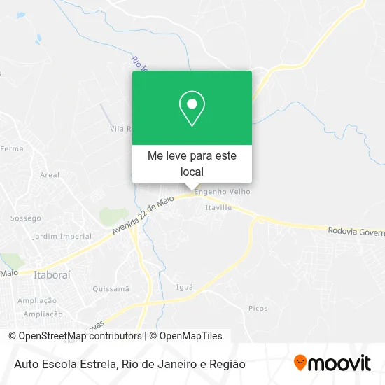 Auto Escola Estrela mapa