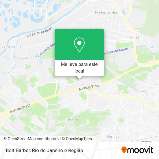 Bolt Barber mapa