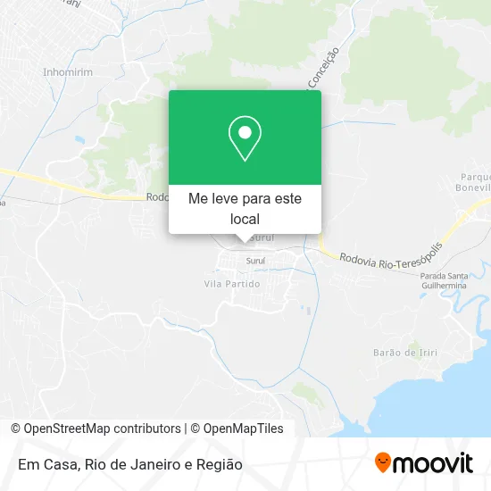 Em Casa mapa