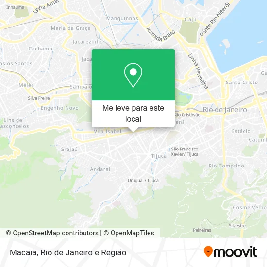 Macaia mapa