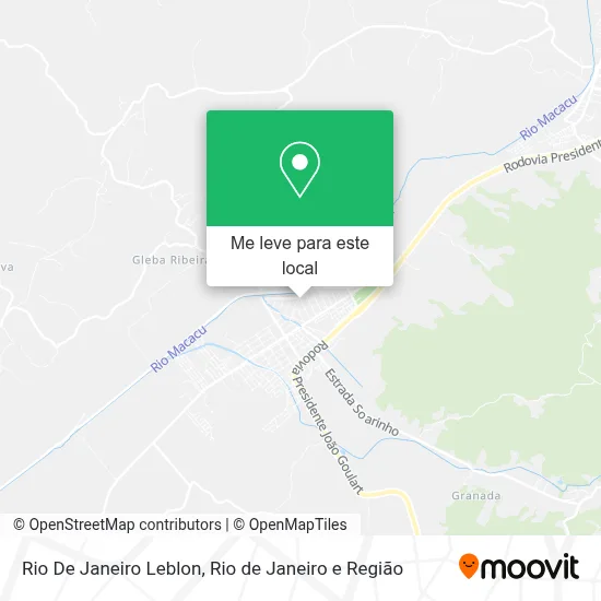 Rio De Janeiro Leblon mapa