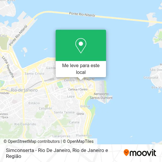 Simconserta - Rio De Janeiro mapa