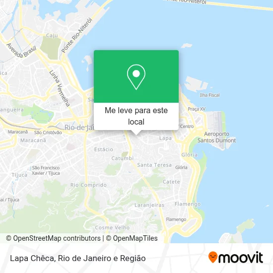 Lapa Chêca mapa