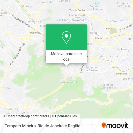 Tempero Mineiro mapa