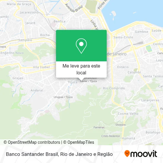 Banco Santander Brasil mapa