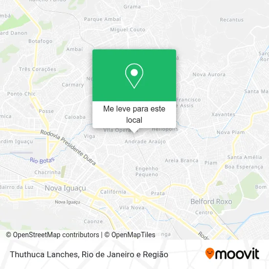 Thuthuca Lanches mapa