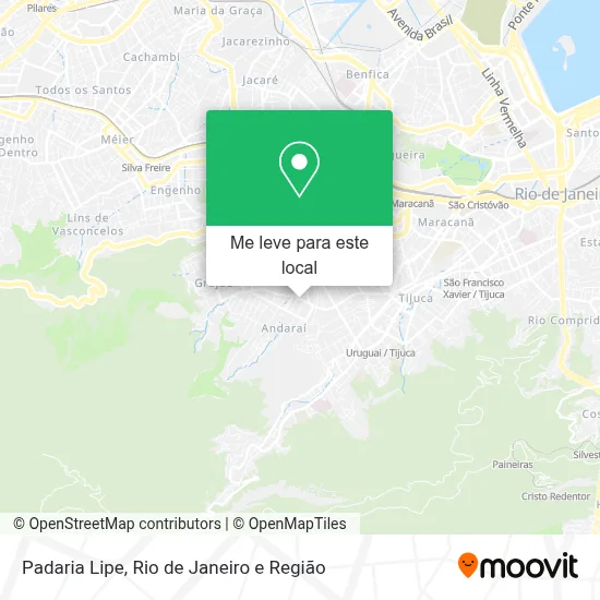 Padaria Lipe mapa