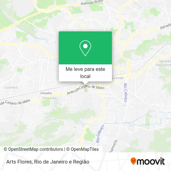 Arts Flores mapa