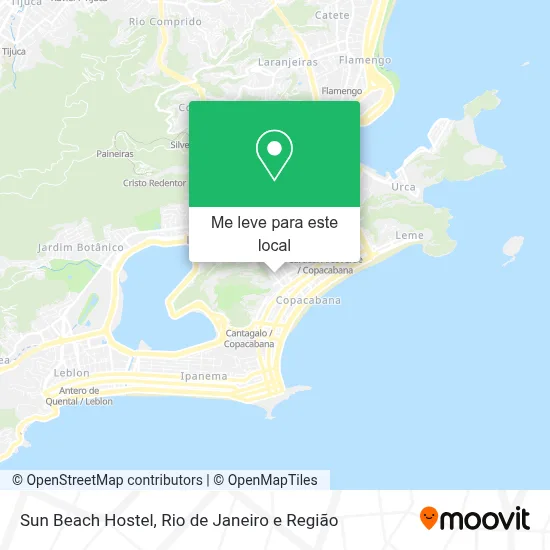 Sun Beach Hostel mapa