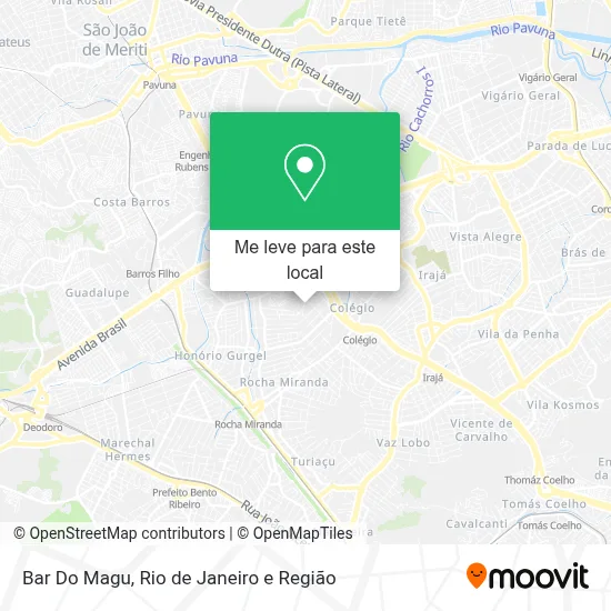 Bar Do Magu mapa