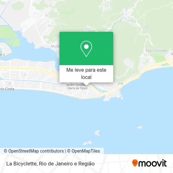 La Bicyclette mapa