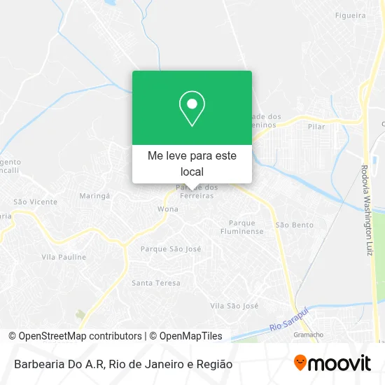 Barbearia Do A.R mapa