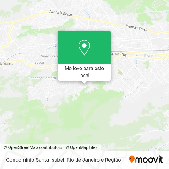 Condomínio Santa Isabel mapa