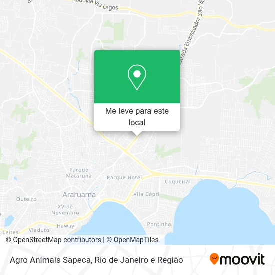 Agro Animais Sapeca mapa