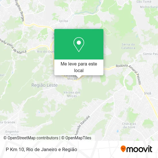 P Km 10 mapa