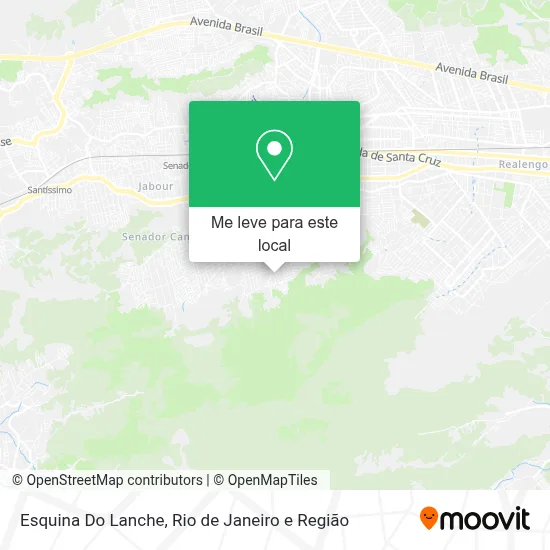 Esquina Do Lanche mapa