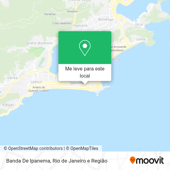 Banda De Ipanema mapa