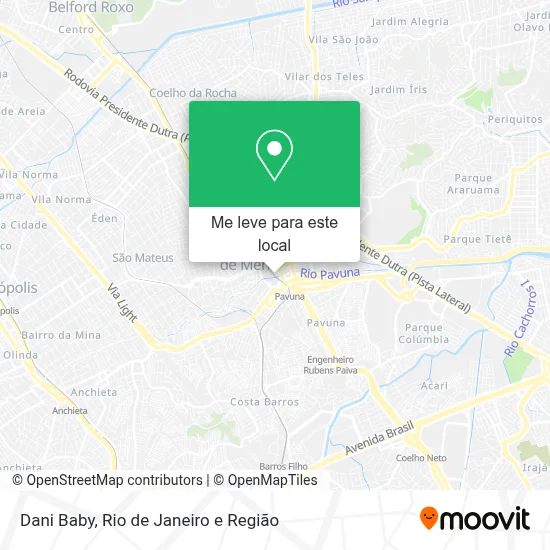 Dani Baby mapa