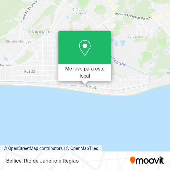 Bellice mapa