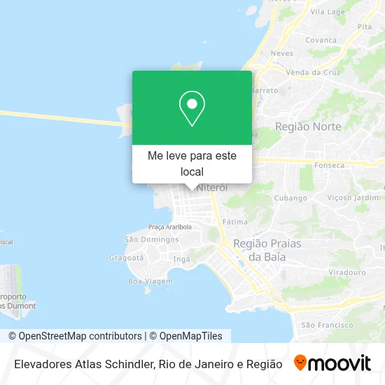 Elevadores Atlas Schindler mapa