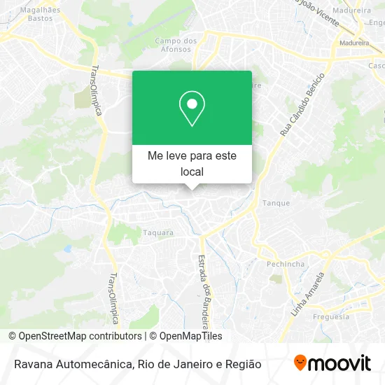 Ravana Automecânica mapa