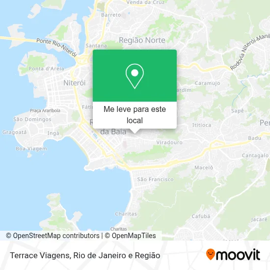 Terrace Viagens mapa