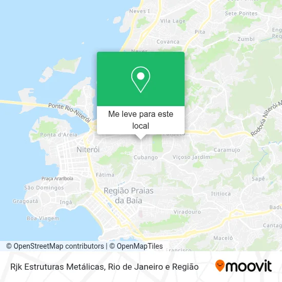 Rjk Estruturas Metálicas mapa