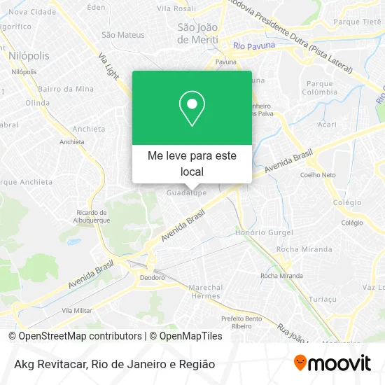 Akg Revitacar mapa