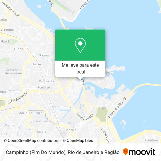 Campinho (Fim Do Mundo) mapa