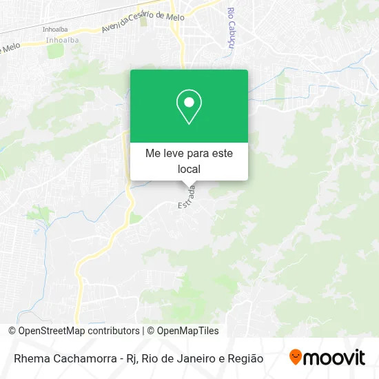 Rhema Cachamorra - Rj mapa