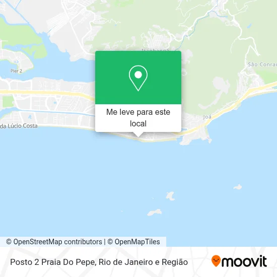 Posto 2 Praia Do Pepe mapa