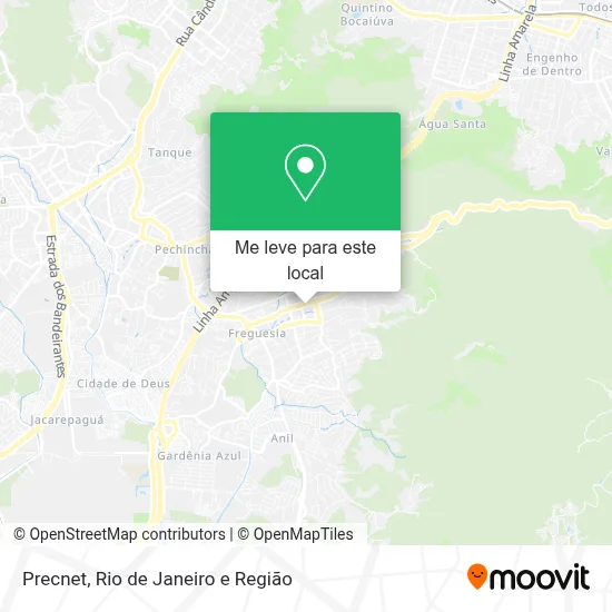 Precnet mapa