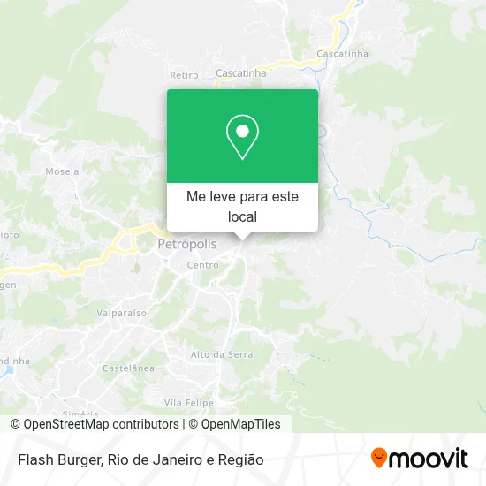 Flash Burger mapa