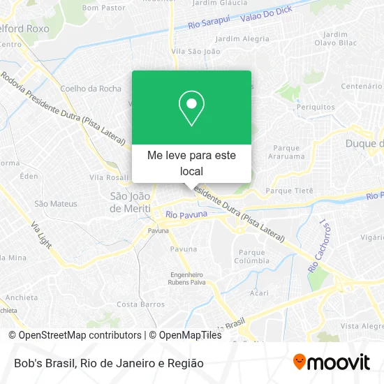 Bob's Brasil mapa