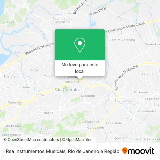 Rsa Instrumentos Musicais mapa