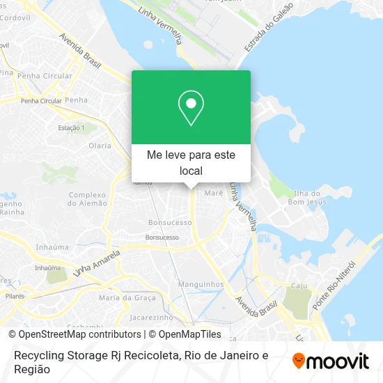 Recycling Storage Rj Recicoleta mapa