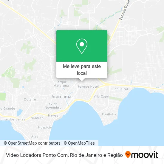 Video Locadora Ponto Com mapa