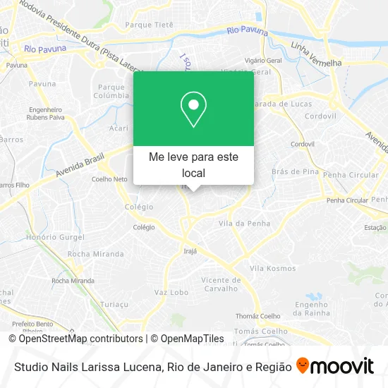 Studio Nails Larissa Lucena mapa