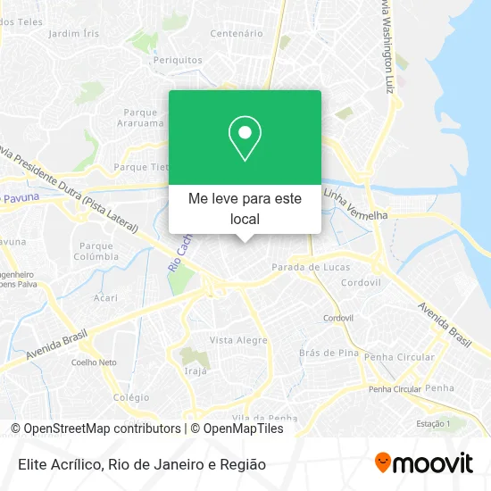 Elite Acrílico mapa