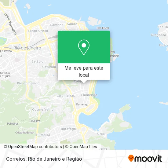 Correios mapa