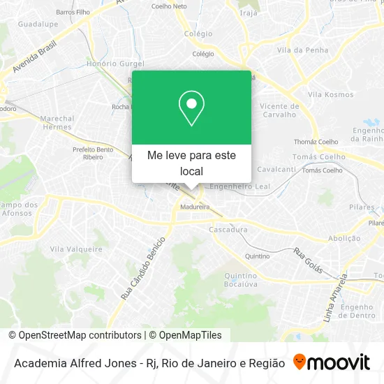 Academia Alfred Jones - Rj mapa